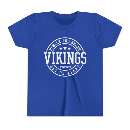 Hustle and Heart Youth Short Sleeve Tee