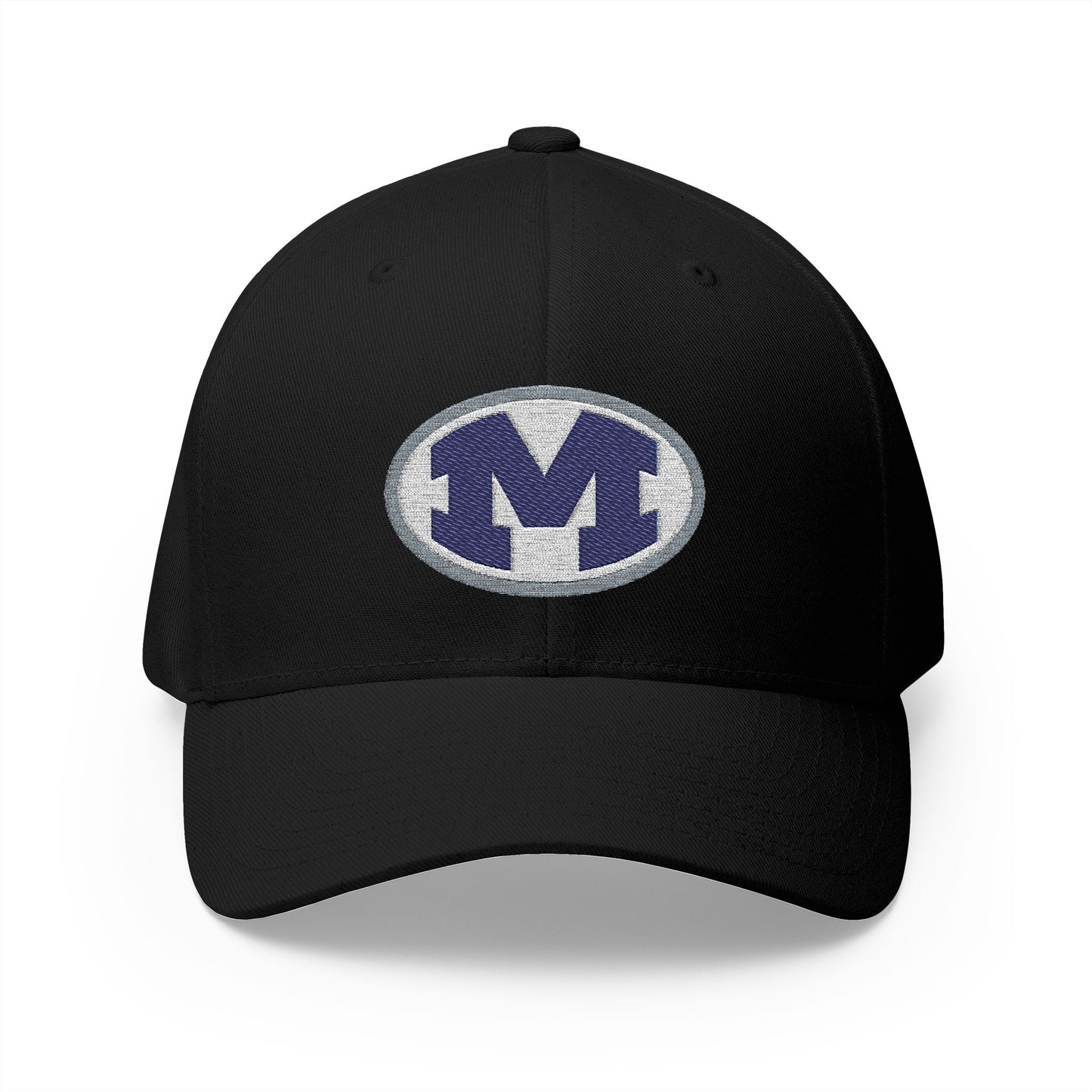 Embroidered Closed-Back M Hat