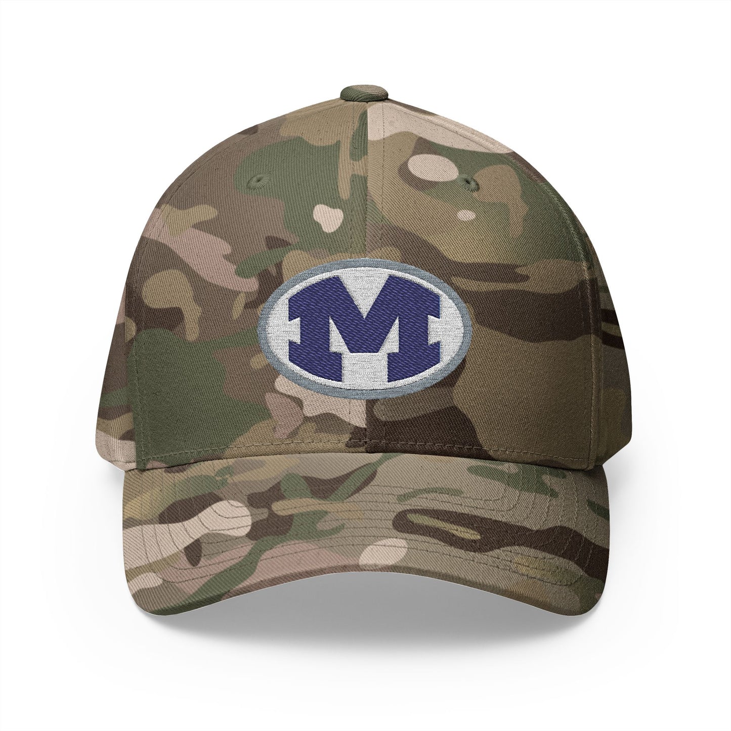 Embroidered Closed-Back M Hat