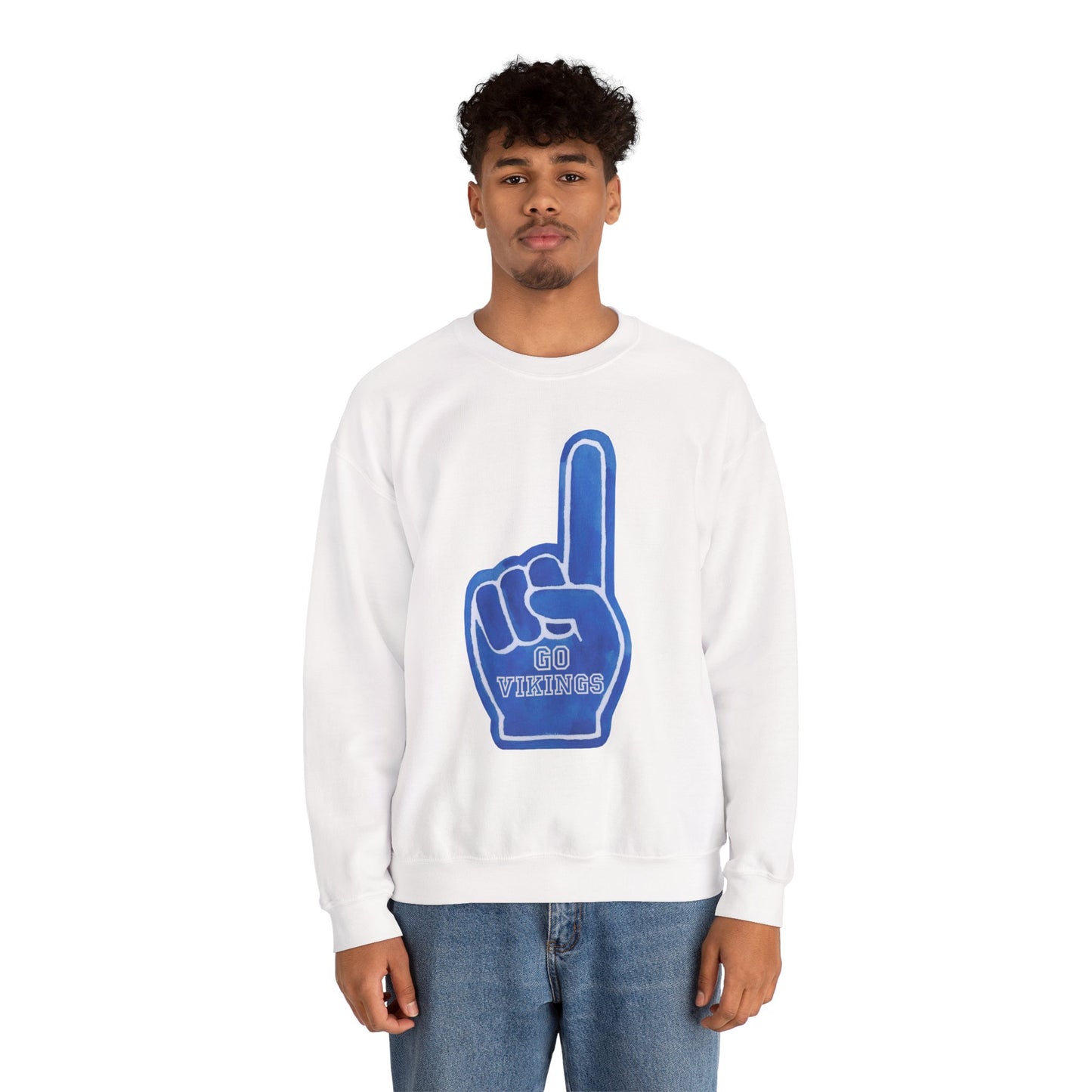 #1 Go Vikings Unisex Crewneck Sweatshirt