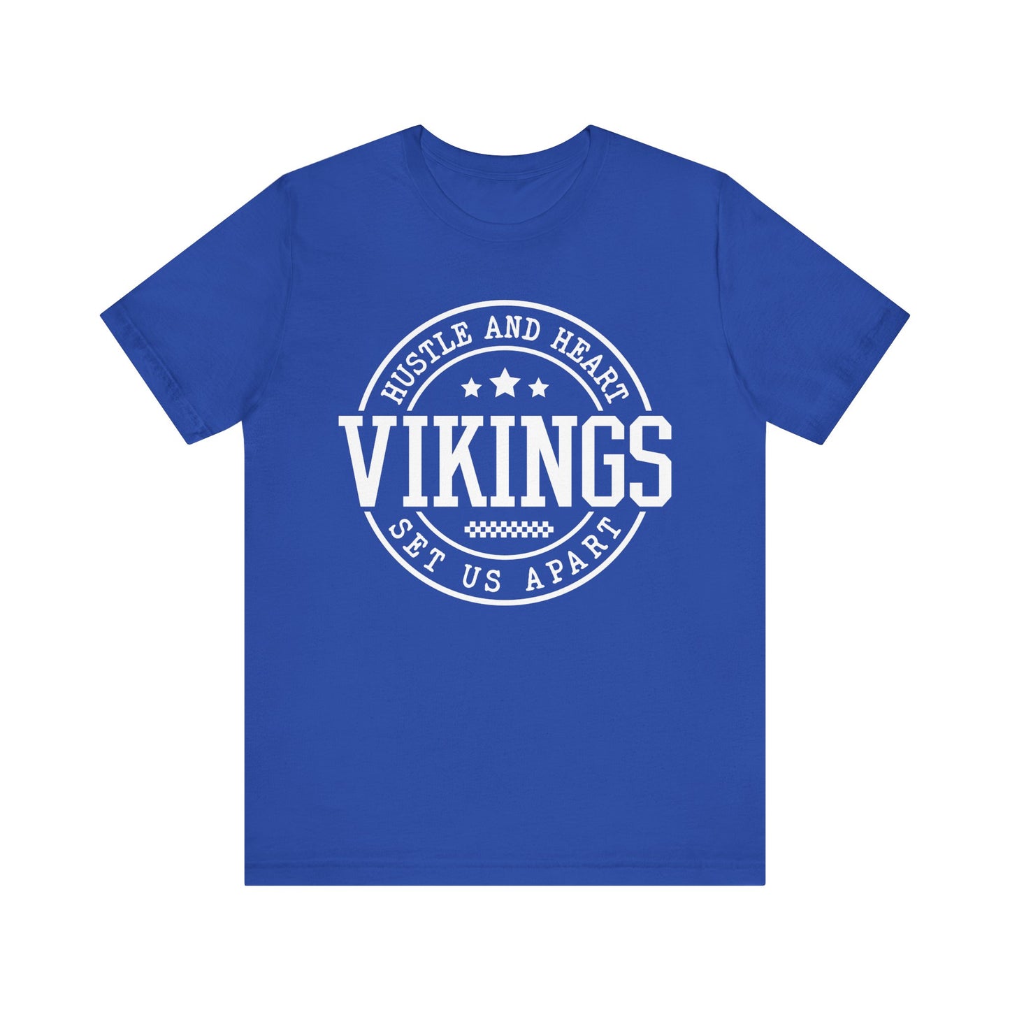 Vikings Hustle and Heart Tee