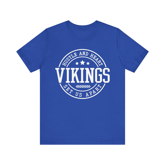 Vikings Hustle and Heart Tee