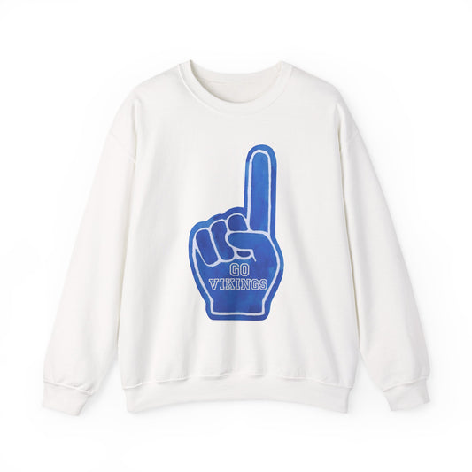 #1 Go Vikings Unisex Crewneck Sweatshirt