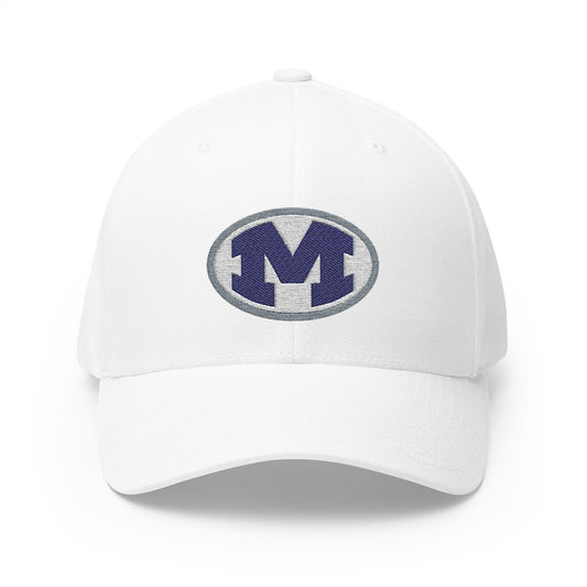 Embroidered Closed-Back M Hat