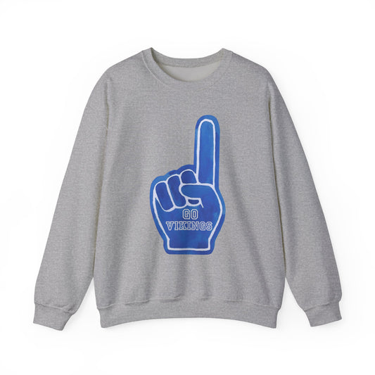 #1 Go Vikings Unisex Crewneck Sweatshirt
