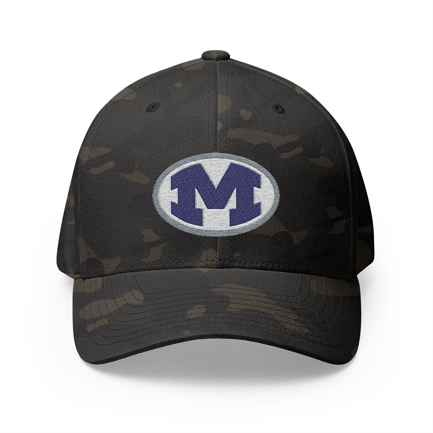 Embroidered Closed-Back M Hat