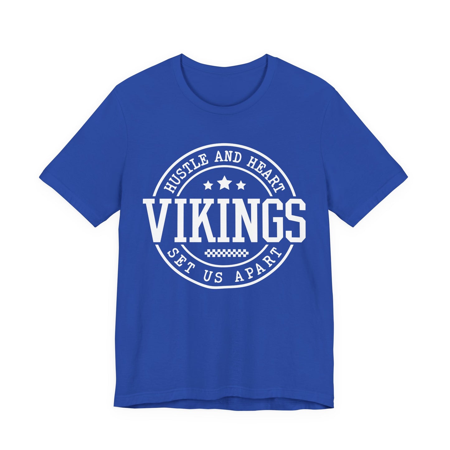 Vikings Hustle and Heart Tee