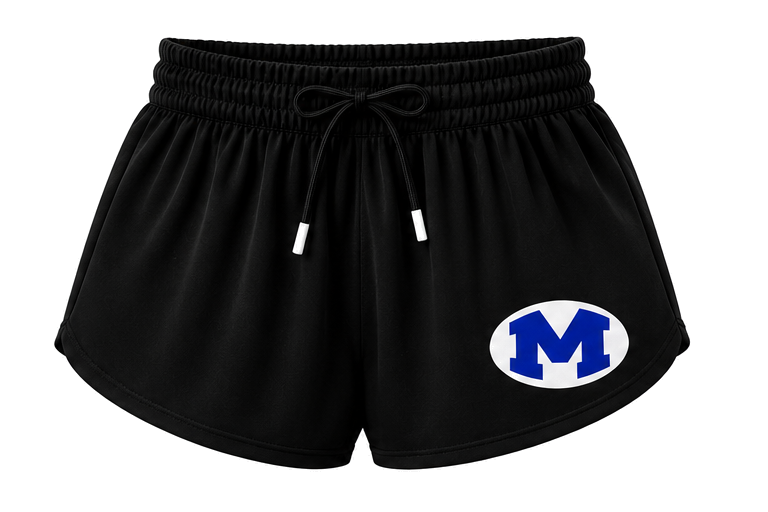 YOUTH-Black Butterfly Shorts with M- YOUTH