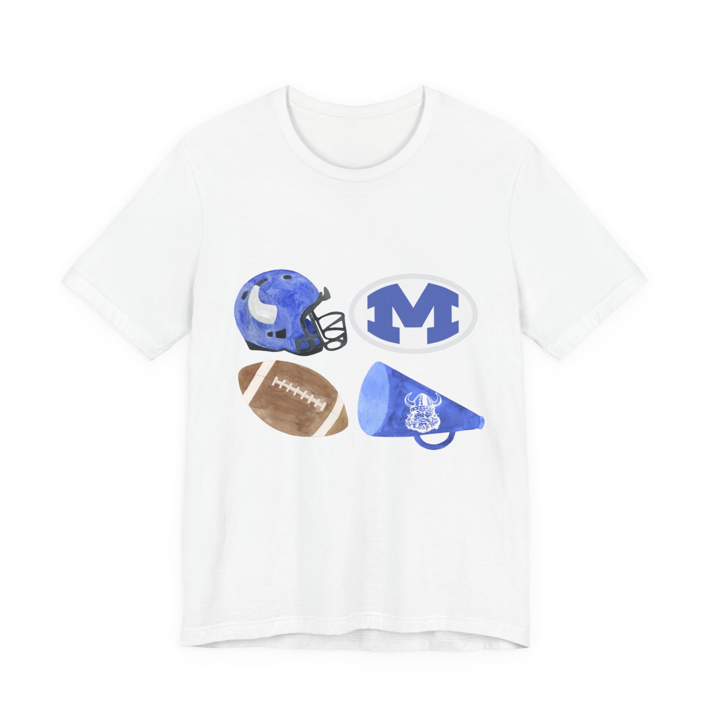 Water Color Game Day Tee