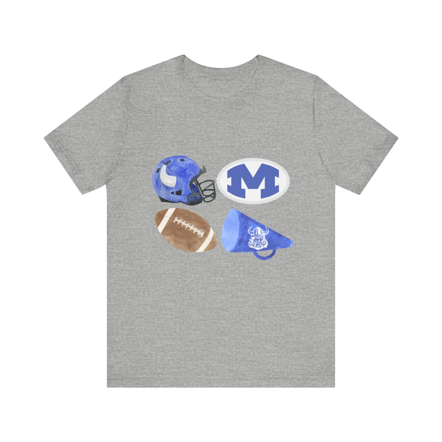 Water Color Game Day Tee