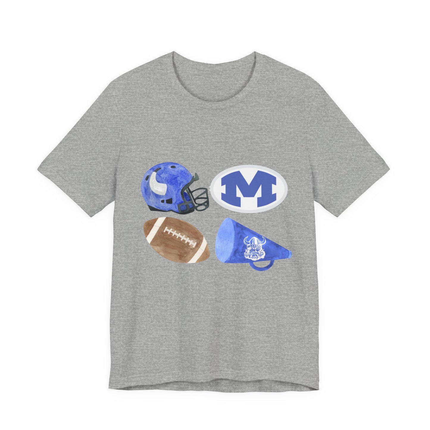 Water Color Game Day Tee
