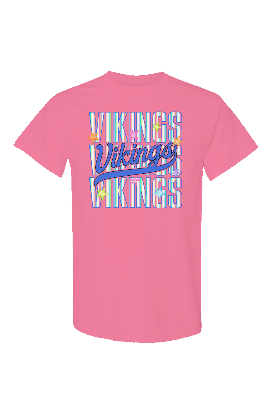 Neon Vikings star T Shirts
