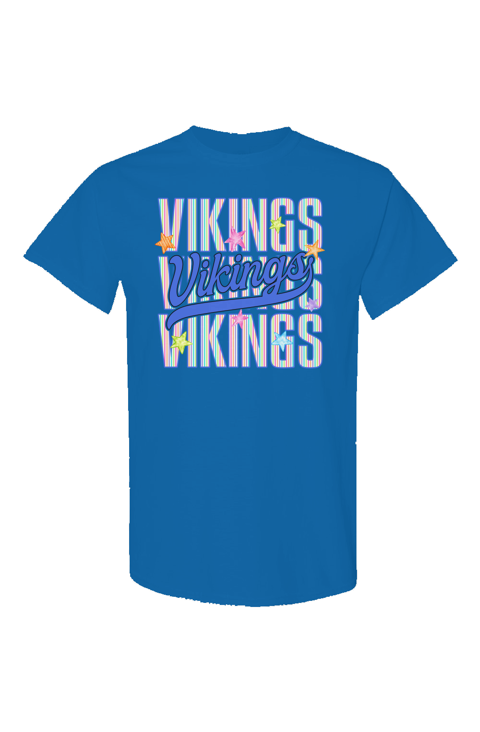 Neon Vikings star T Shirts
