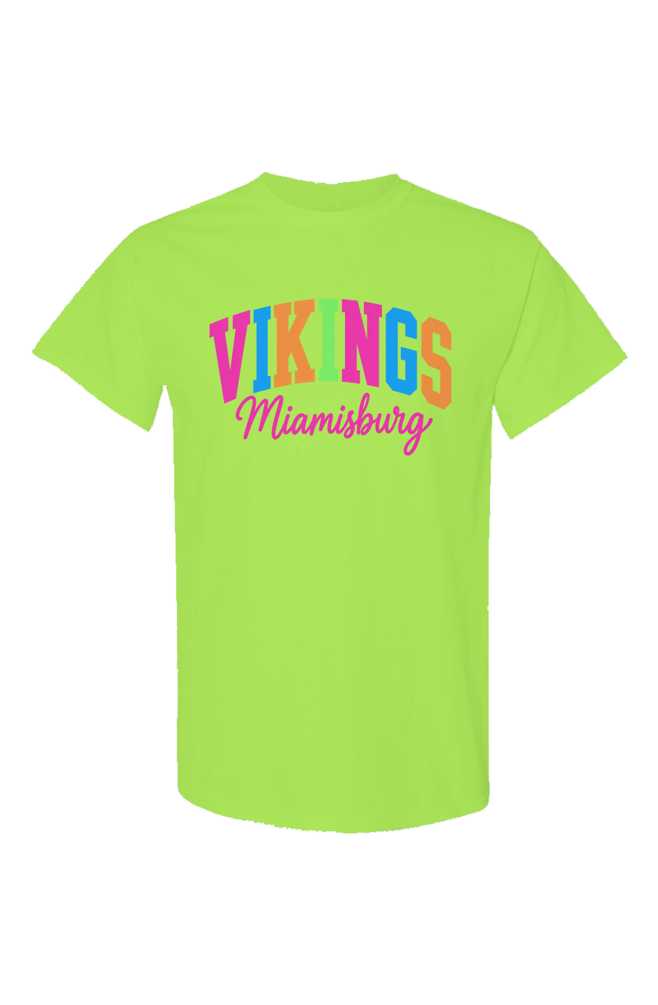 Neon Viking block T Shirts