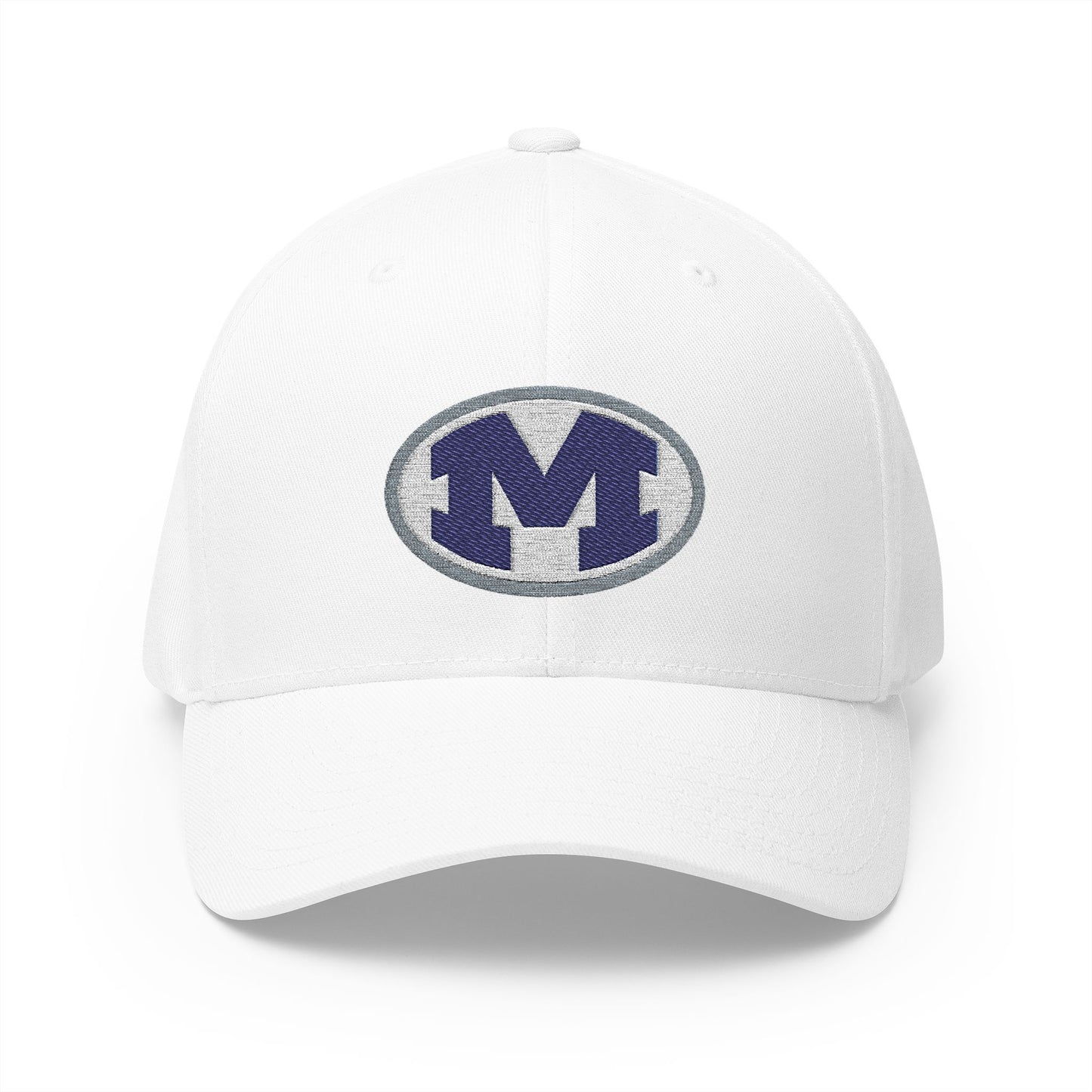 Embroidered Closed-Back M Hat