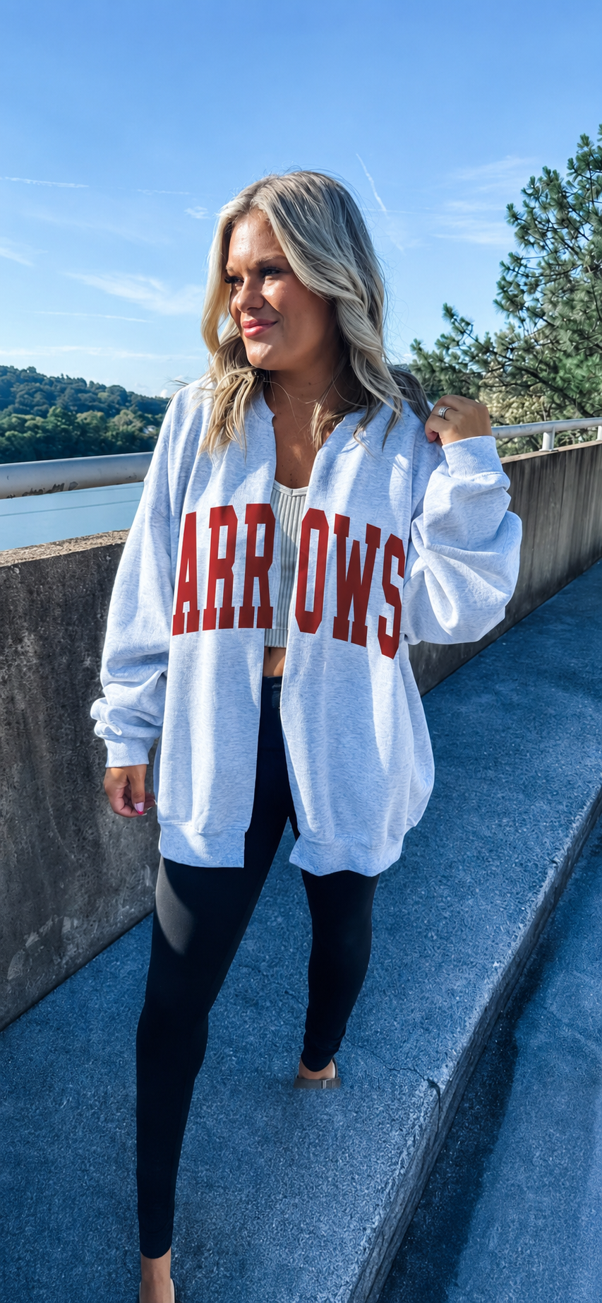 ARROWS Raw Split Sweatshirt